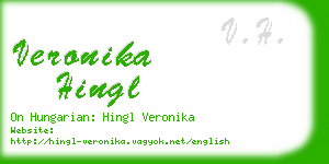 veronika hingl business card